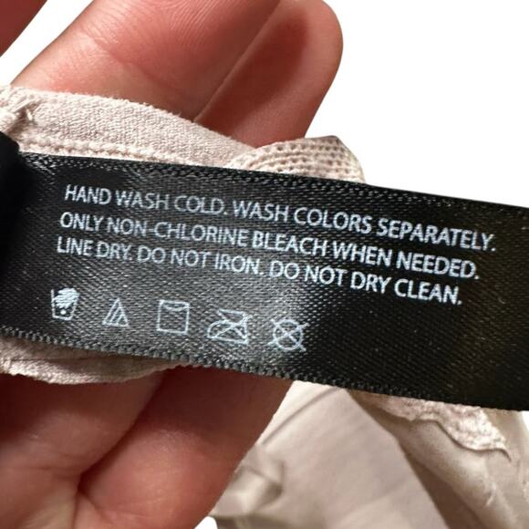 Natori Bliss Perfection Comfort T-Shirt pink Lace accent  Bra Size 34C - Picture 8 of 9